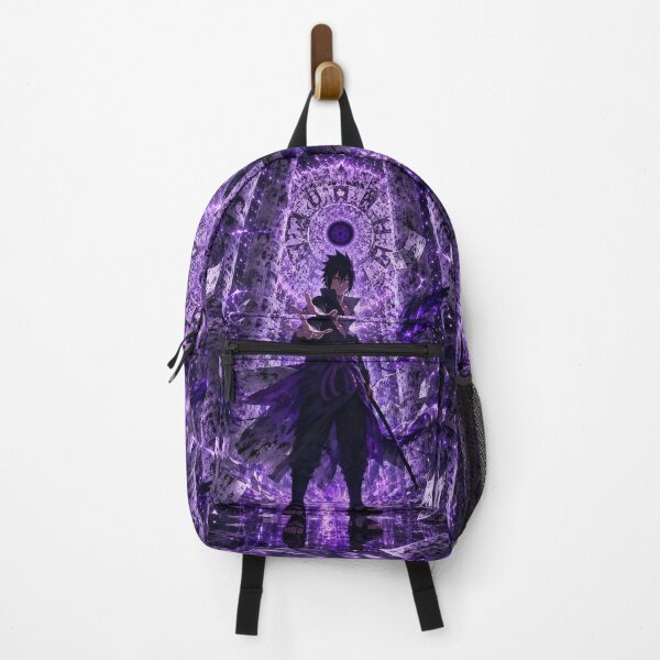 Item preview, Sasuke | Violet Shadow Swordsman | Mystic Eye Warrior Anime-Inspired Fantasy Art designed and sold by Dyan4.