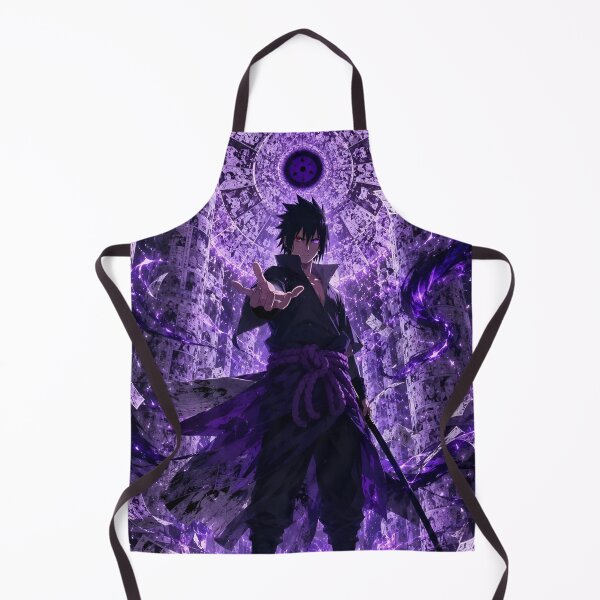 Item preview, Sasuke | Violet Shadow Swordsman | Mystic Eye Warrior Anime-Inspired Fantasy Art designed and sold by Dyan4.