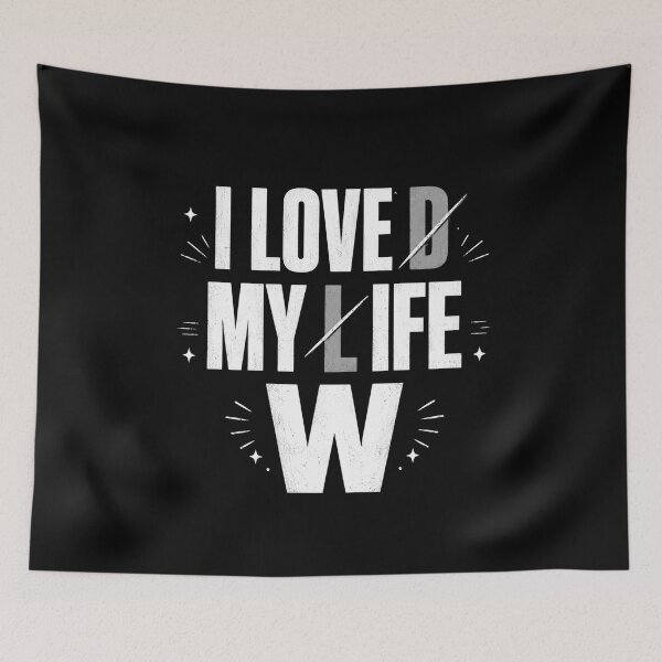 Item preview, I Loved My Life Bold Vintage Motivational Quote designed and sold by FormalDehyena.