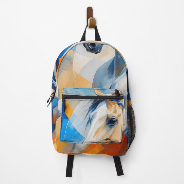 Item preview, Majestic Geometric White Horse designed and sold by ArtnarongDesign.
