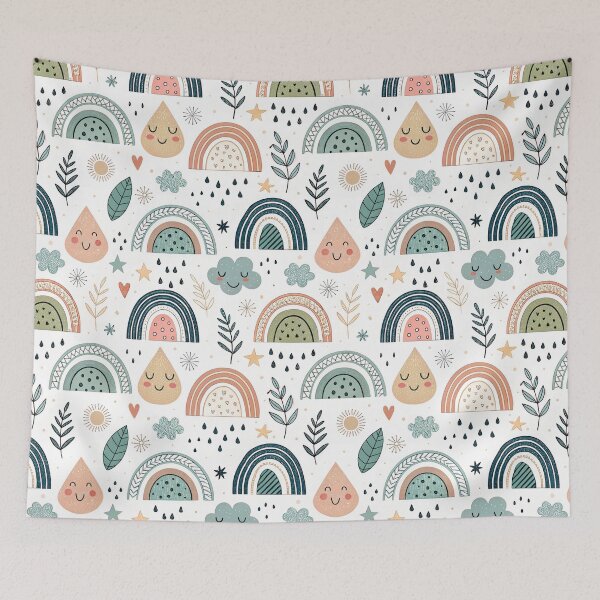 Item preview, Happy Rainbows and Smiling Raindrops designed and sold by Soul Path.