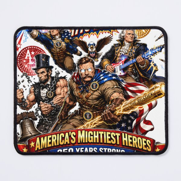 Item preview, Founding Fathers Superhero Squad 250th Anniversary designed and sold by Zara Art House.
