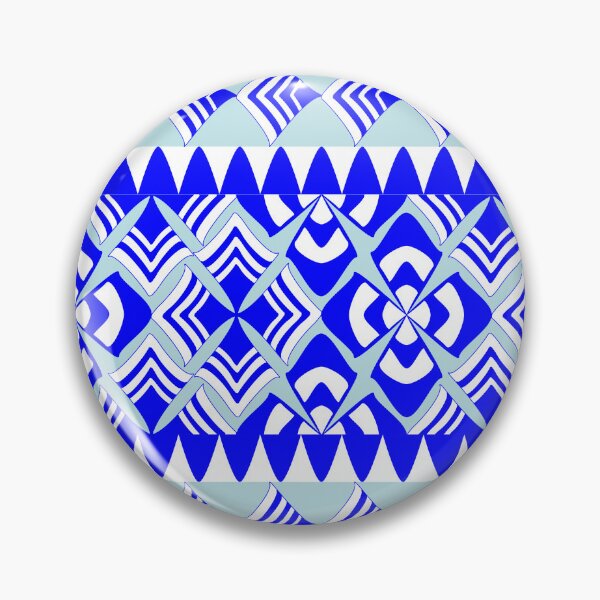 Item preview, Indigo Tribal Mosaic Seamless Geometric Pattern Background designed and sold by Ei-Ei.