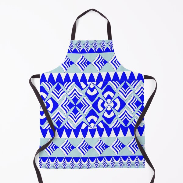 Item preview, Indigo Tribal Mosaic Seamless Geometric Pattern Background designed and sold by Ei-Ei.