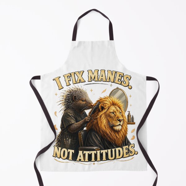 Item preview, Funny Hairstylist Lion Gift designed and sold by Gentlestate.