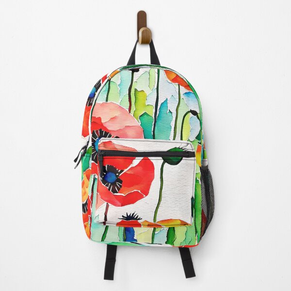 Item preview, Painterly Poppy Field designed and sold by ByNicoleSara.