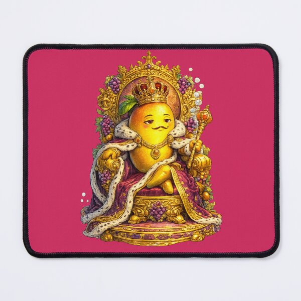 Item preview, Royal Mango King Cute Throne Crown Funny Fruit Royalty Design designed and sold by irfanshikh.