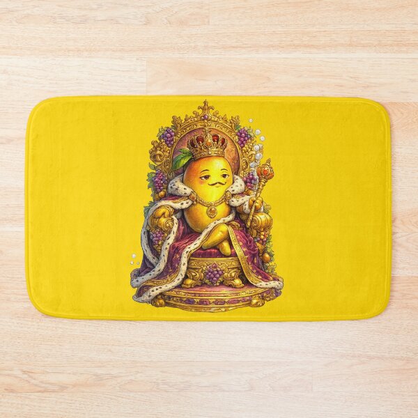 Item preview, Royal Mango King Cute Throne Crown Funny Fruit Royalty Design designed and sold by irfanshikh.