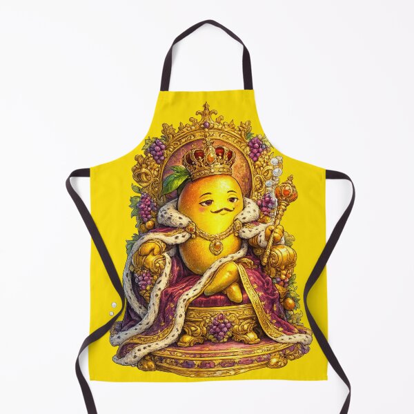 Item preview, Royal Mango King Cute Throne Crown Funny Fruit Royalty Design designed and sold by irfanshikh.