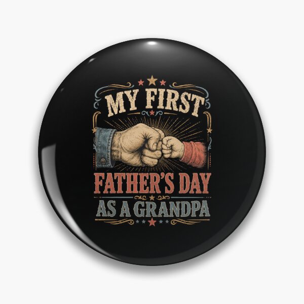 Item preview, father's day grandpa fist bump vintage patriotic art designed and sold by FormalDehyena.