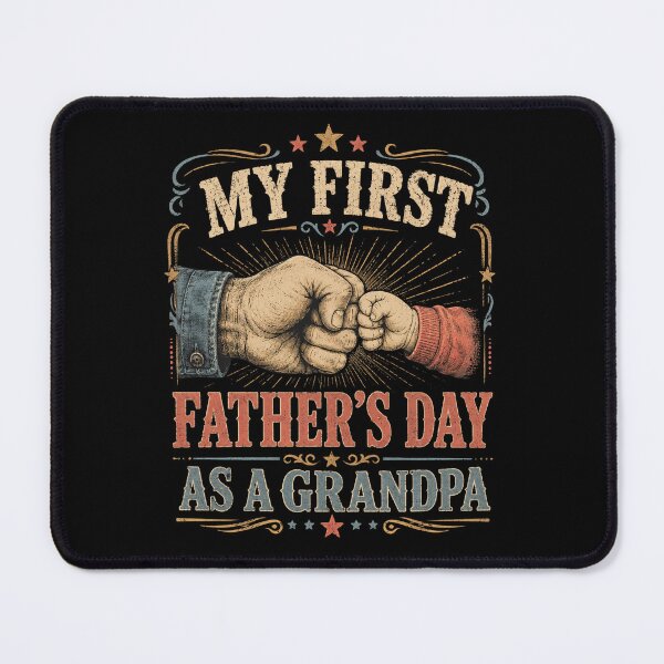 Item preview, father's day grandpa fist bump vintage patriotic art designed and sold by FormalDehyena.