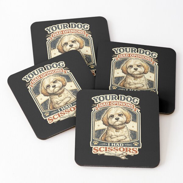 Item preview, Your Dog Had Opinions I Had Scissors Funny Dog Groomer Vintage Design designed and sold by Rudinho102.