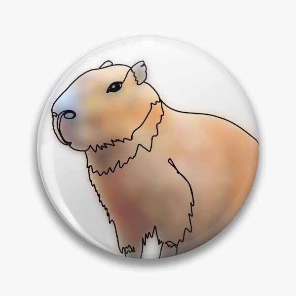 Item preview, Cassy the Capybara – animalz designed and sold by Ashley’sAnimalz.