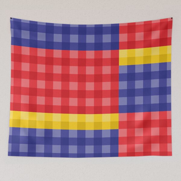 Item preview, Primary Colors Checkers Pattern designed and sold by zzaim.