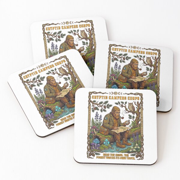 Item preview, Cryptid Camping Corps Forest Guide Club designed and sold by TeeARTHY.