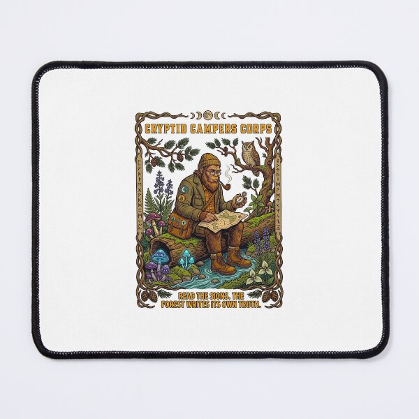 Item preview, Cryptid Camping Corps Forest Guide Club designed and sold by TeeARTHY.