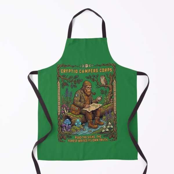 Item preview, Cryptid Camping Corps Forest Guide Club designed and sold by TeeARTHY.