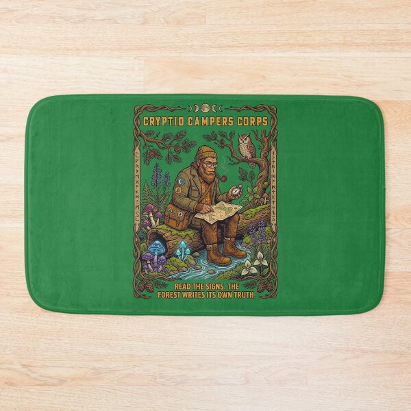 Item preview, Cryptid Camping Corps Forest Guide Club designed and sold by TeeARTHY.