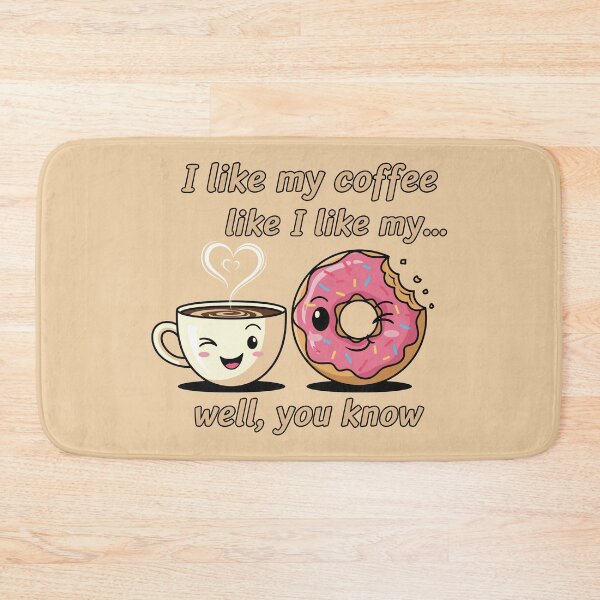 Item preview, I Like My Coffee and Donut designed and sold by Amir Faysal.