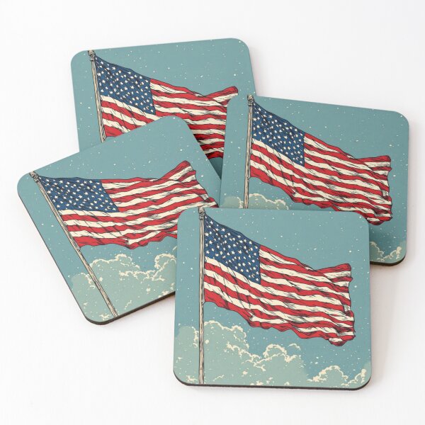Item preview, Vintage Comic USA Flag: Orgullo americano retro designed and sold by thepixelcloset.