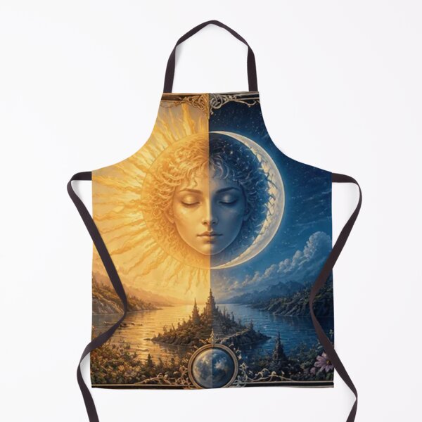 Item preview, Sun Moon Goddess Split Ornate Frame designed and sold by Pioneer Spirit Market.