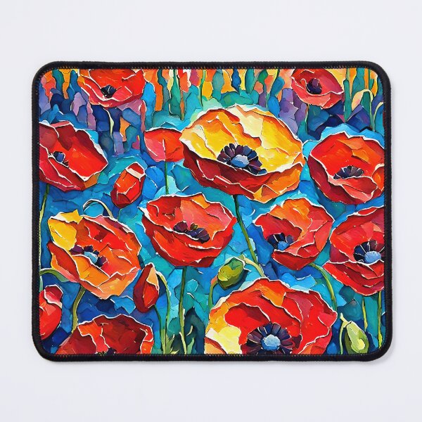 Item preview, Painterly Poppies designed and sold by ByNicoleSara.