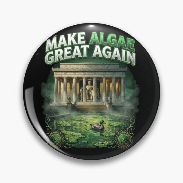Item preview, Funny Make Algae Great Again Lincoln Reflecting Pool Midterm designed and sold by CallDesign.