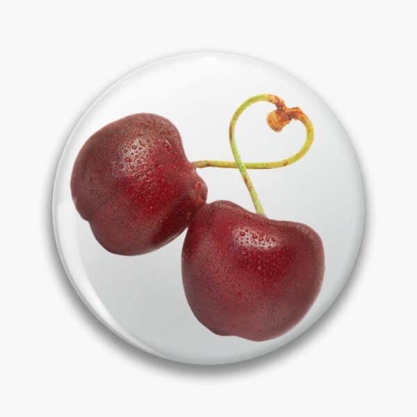 Item preview, Aesthetic sweet cherry heart stems seamless pattern designed and sold by TanalyFlowers.