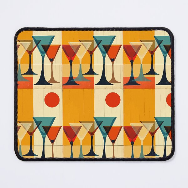 Item preview, Martini Bar Mid Century Modern Vector Art designed and sold by taiche.