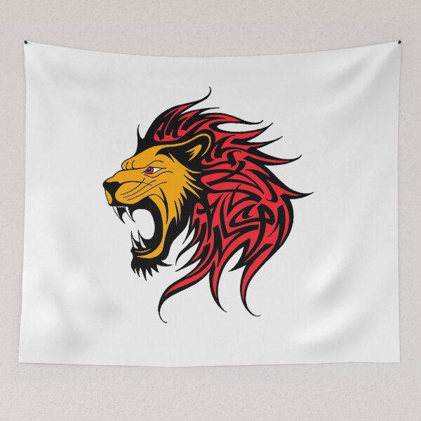 Item preview, Lion Modern Calligraphic ORNAMENT designed and sold by elmuna.