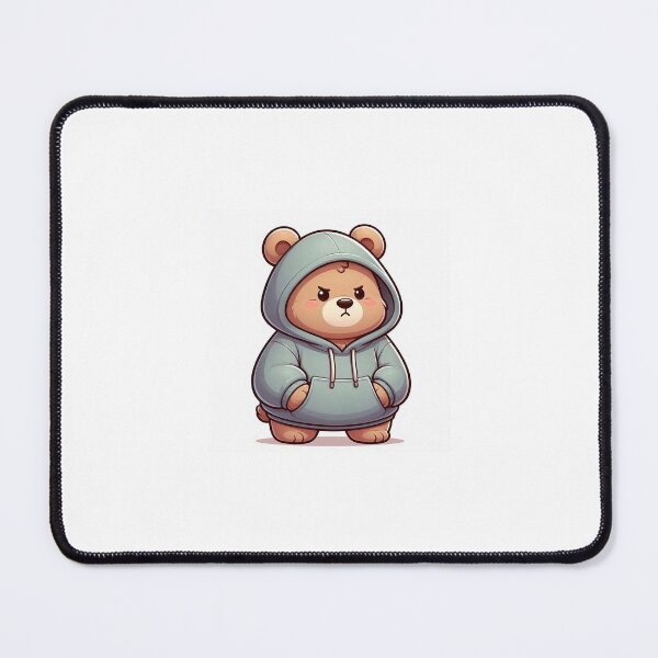 Item preview, Grumpy Introvert Bear Hoodie | Cozy Antisocial Aesthetic designed and sold by vigzhifushions.