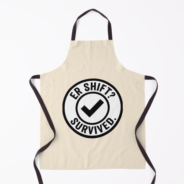 Item preview, ER Shift Survived Emergency Room Nurse Badge Gift Design designed and sold by Dantin.