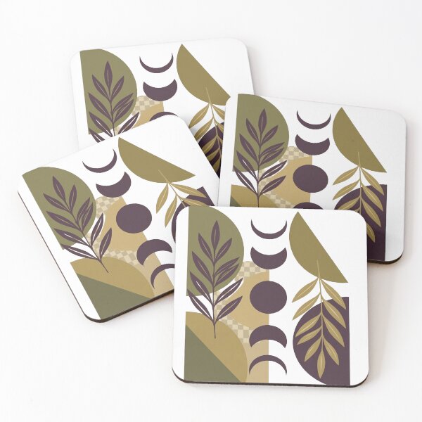 Item preview, Modern Botanical Moon Phase Wall Art designed and sold by Reshmakhan.