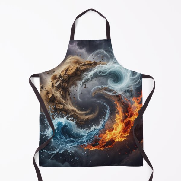 Item preview, Elemental Fire Water Earth Air Swirl designed and sold by Pioneer Spirit Market.