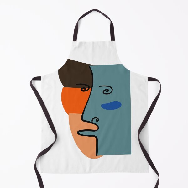Aperçu de l'œuvre Visage abstrait moderne, géométrique minimaliste créée et vendue par GravesMorginDes.