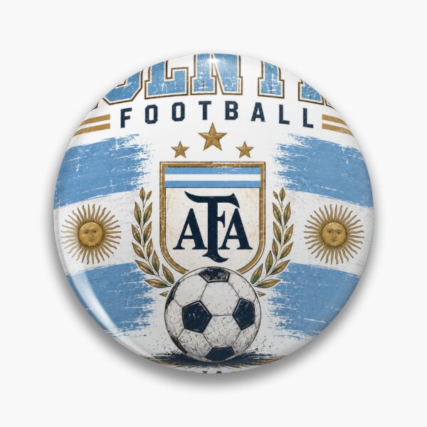 Item preview, Argentina Football La Albiceleste Vintage Distressed Soccer Fan T-Shirt | Argentina National Team Inspired Design designed and sold by SDFsignature.