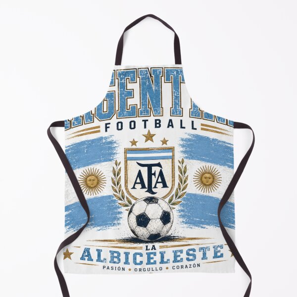 Item preview, Argentina Football La Albiceleste Vintage Distressed Soccer Fan T-Shirt | Argentina National Team Inspired Design designed and sold by SDFsignature.