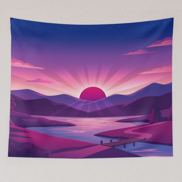 Item preview, Bisexual flag scenery designed and sold by Blairsley.