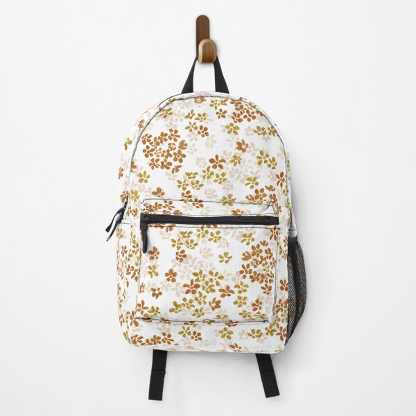 Item preview, Loose Gold Wildflowers in Watercolor Pattern (White Background) designed and sold by andrebalest.art.