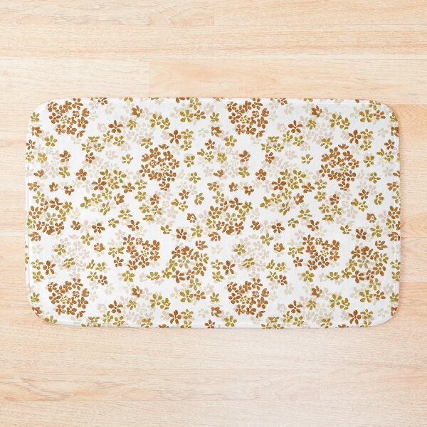 Item preview, Loose Gold Wildflowers in Watercolor Pattern (White Background) designed and sold by andrebalest.art.