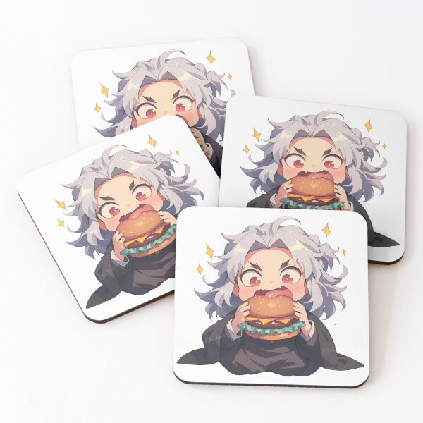 Item preview, Tengen Uzui Demon Slayer Anime Chibi Kawaii Burger Bold Sparkle designed and sold by earlobejerk.