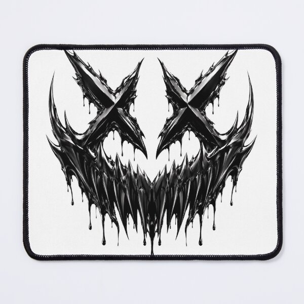 Item preview, Edgy Liquid Metal Monster Smile Dark Aesthetic designed and sold by Munib320.