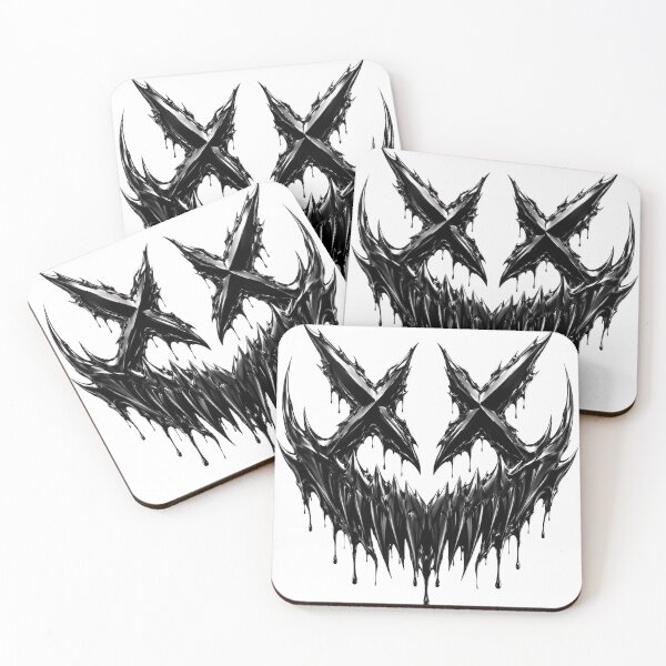 Item preview, Edgy Liquid Metal Monster Smile Dark Aesthetic designed and sold by Munib320.