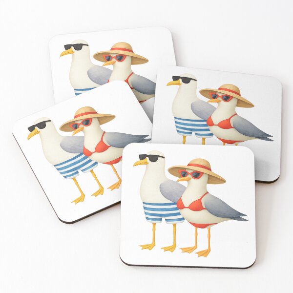 Item preview, Seagulls - Summer Vibes designed and sold by katyako.