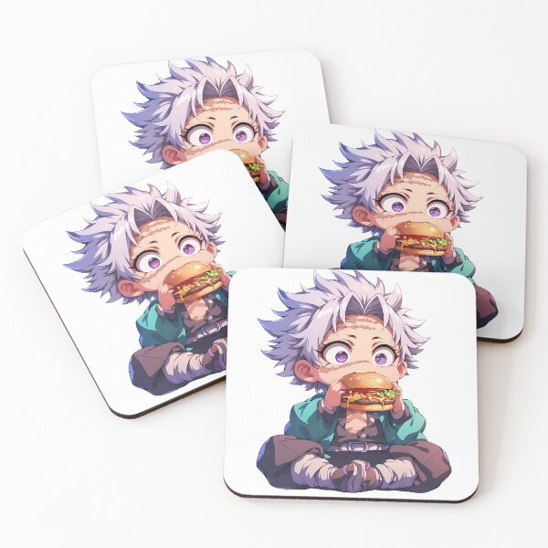 Item preview, Sanemi Shinazugawa Demon Slayer Anime Chibi Kawaii Burger Intense Cute designed and sold by earlobejerk.