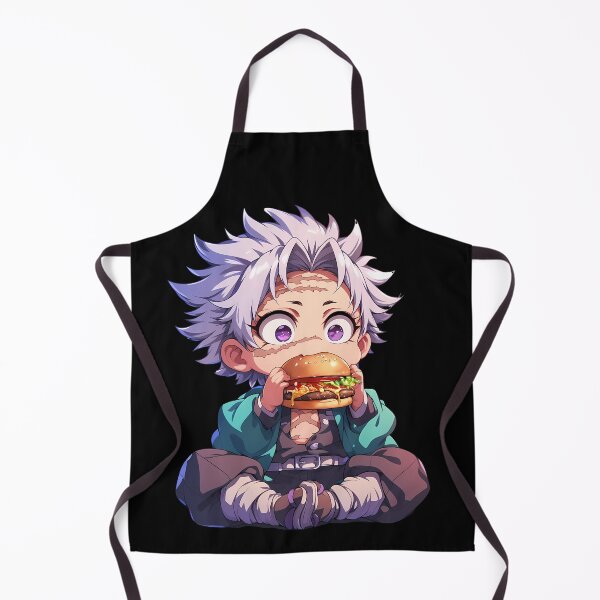 Item preview, Sanemi Shinazugawa Demon Slayer Anime Chibi Kawaii Burger Intense Cute designed and sold by earlobejerk.