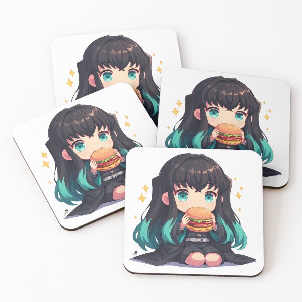 Item preview, Muichiro Tokito Demon Slayer Chibi Kawaii Burger Feast designed and sold by earlobejerk.
