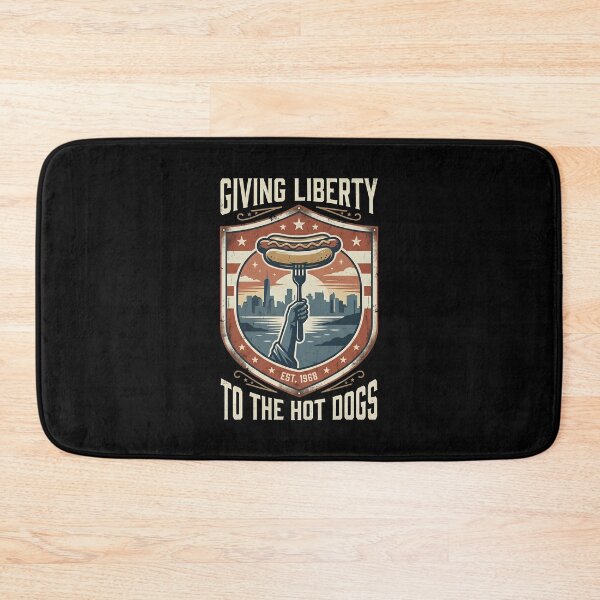 Item preview, Giving Liberty To Hot Dogs Funny American Foodie JUN-214 designed and sold by noberic.