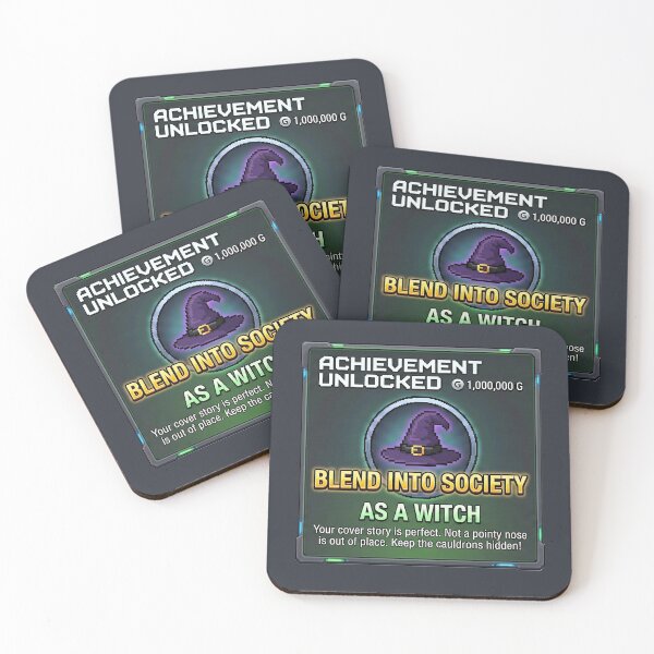 Item preview, Achievement Unlocked: Blend Into Society As A Witch designed and sold by Efdoth-Designs.
