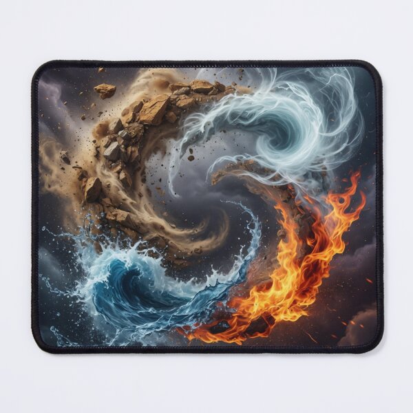 Item preview, Elemental Vortex Fire Water Earth Air designed and sold by Pioneer Spirit Market.